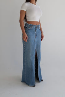 Reworked Levi’s Skirt