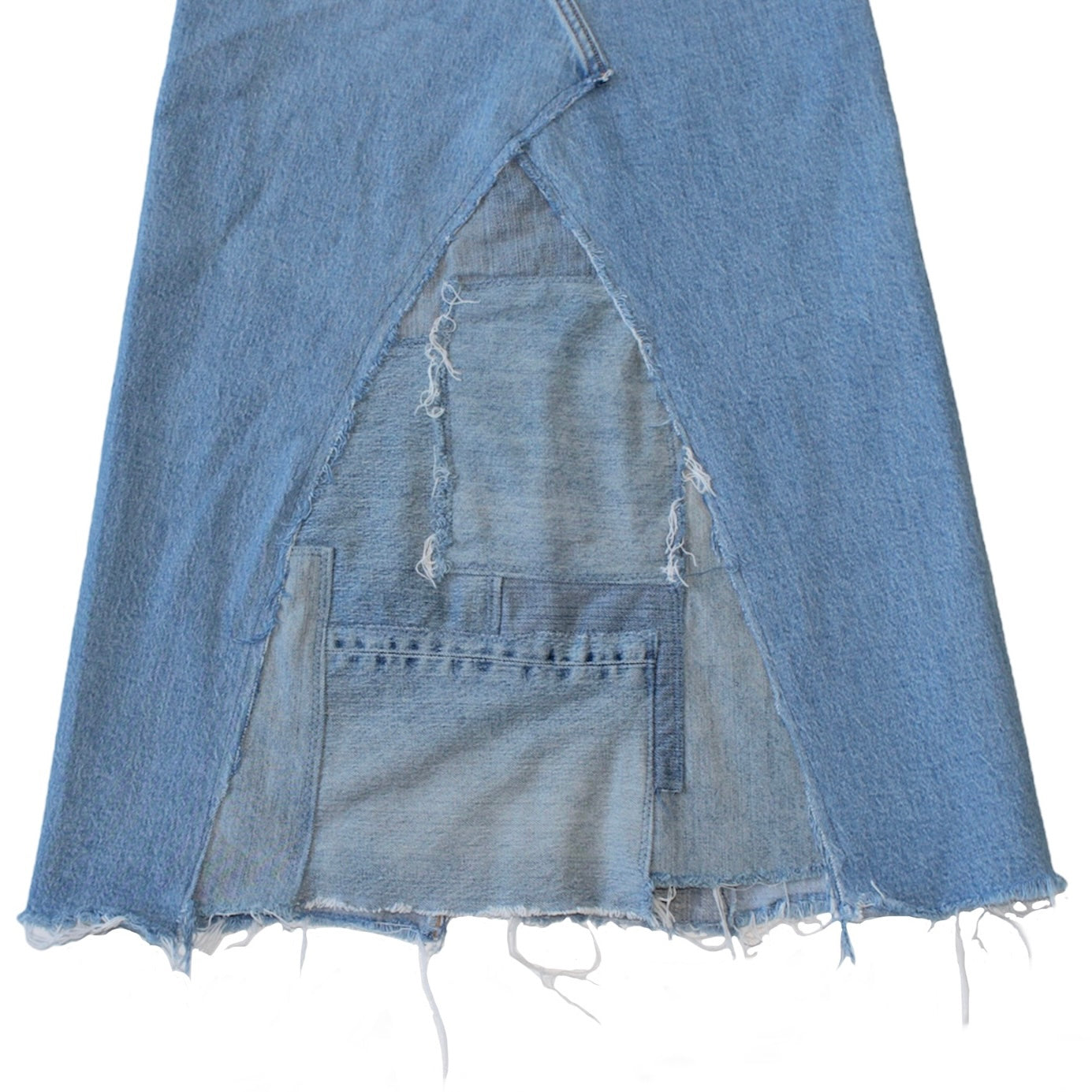 Reworked Levi’s Patchwork Skirt