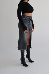 Reworked Levi’s Skirt