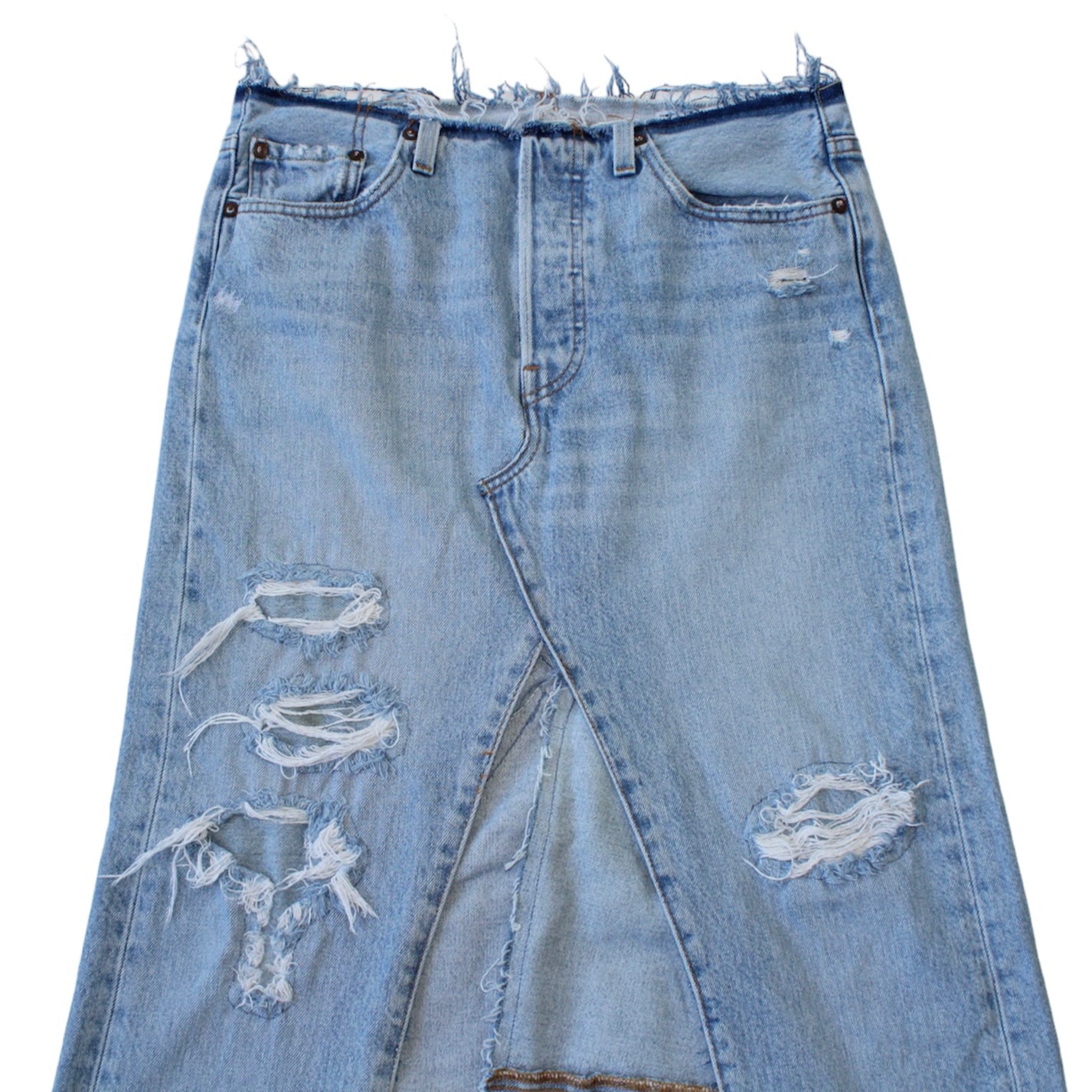 Reworked Levi’s Skirt