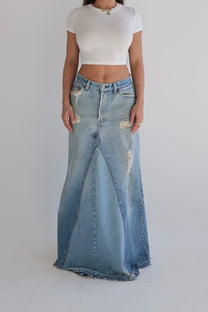 Reworked Levi’s Skirt