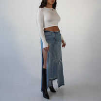 Reworked Levi’s Skirt