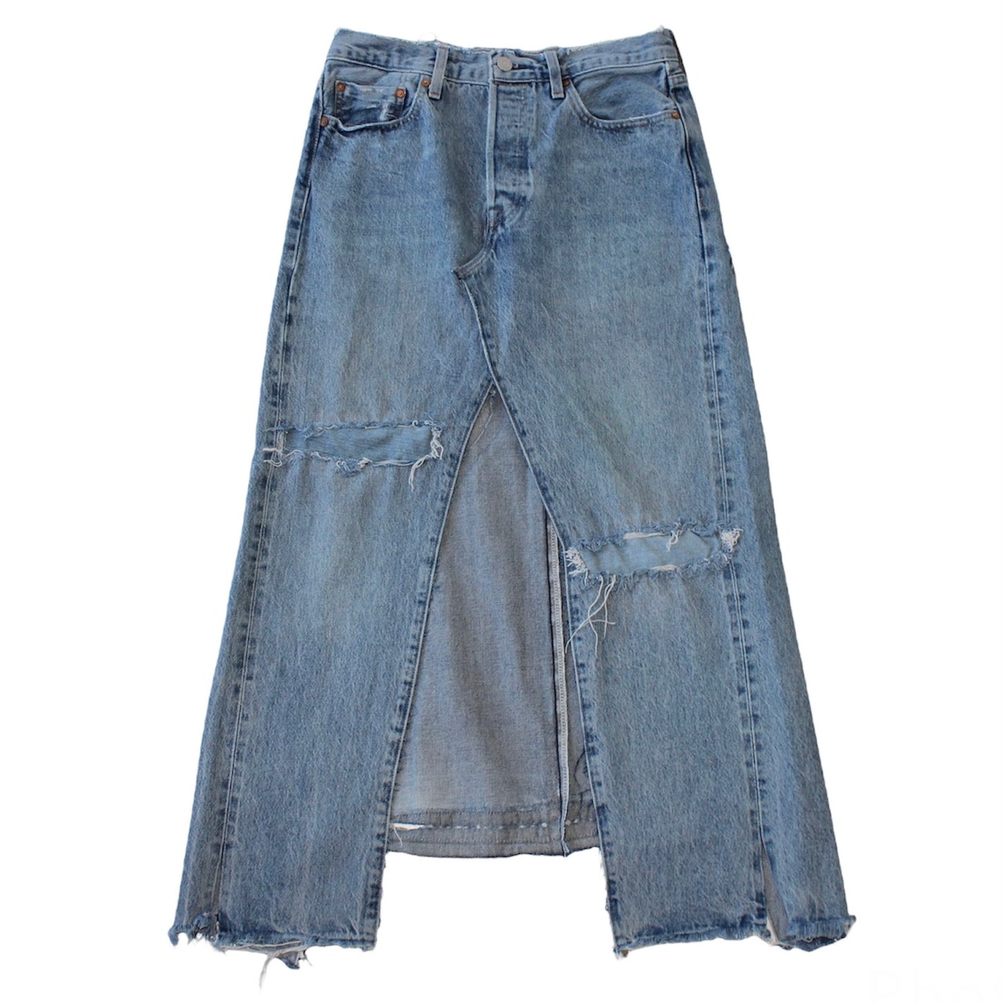Reworked Levi’s Skirt