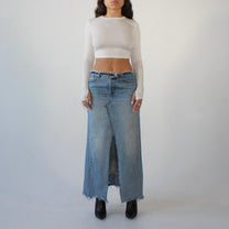 Reworked Patchwork Levi’s Skirt