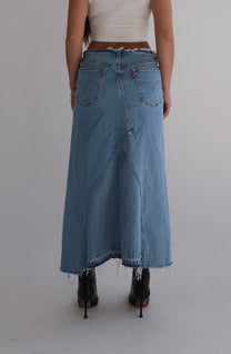 Reworked Levi’s Skirt