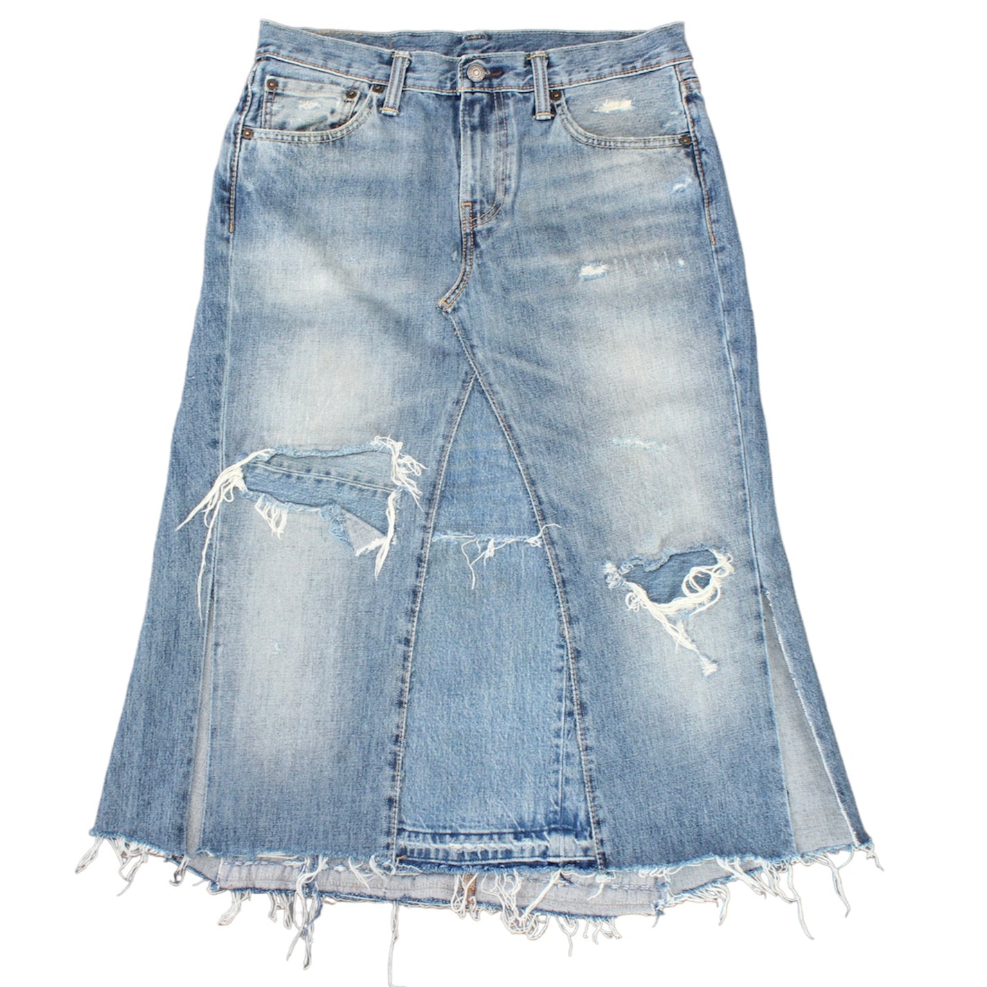 Reworked Levi’s Skirt