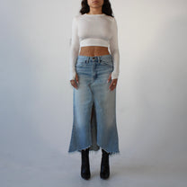 Reworked Levi’s Skirt