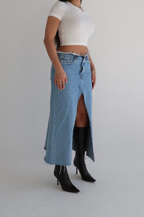 Reworked Levi’s Skirt
