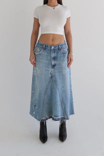 Reworked Levi’s Skirt