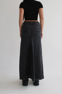 Reworked Levi’s Skirt