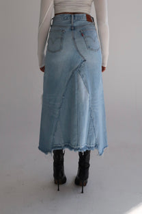 Reworked Levi’s Skirt