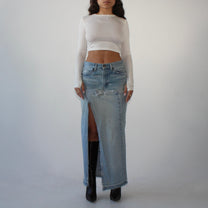Reworked Levi’s Skirt