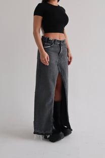 Reworked Levi’s Skirt