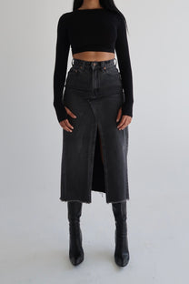 Reworked Levi’s Skirt