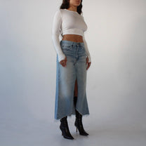Reworked Levi’s Skirt