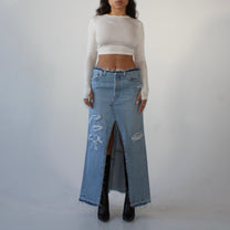Reworked Levi’s Skirt