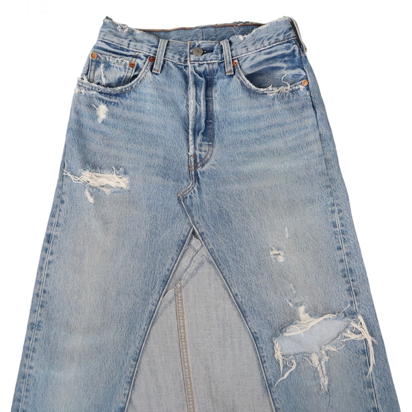 Reworked Levi’s Skirt