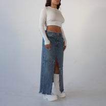 Reworked Levi’s Skirt