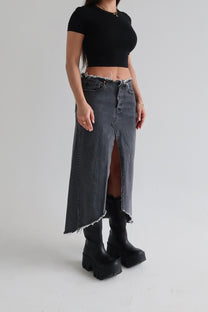 Reworked Levi’s Skirt