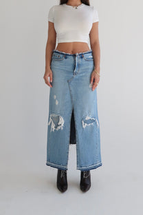 Reworked Levi’s Skirt