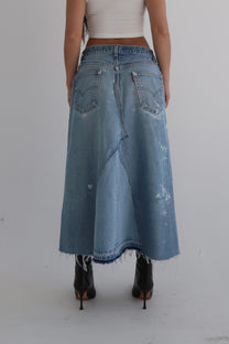 Reworked Levi’s Skirt