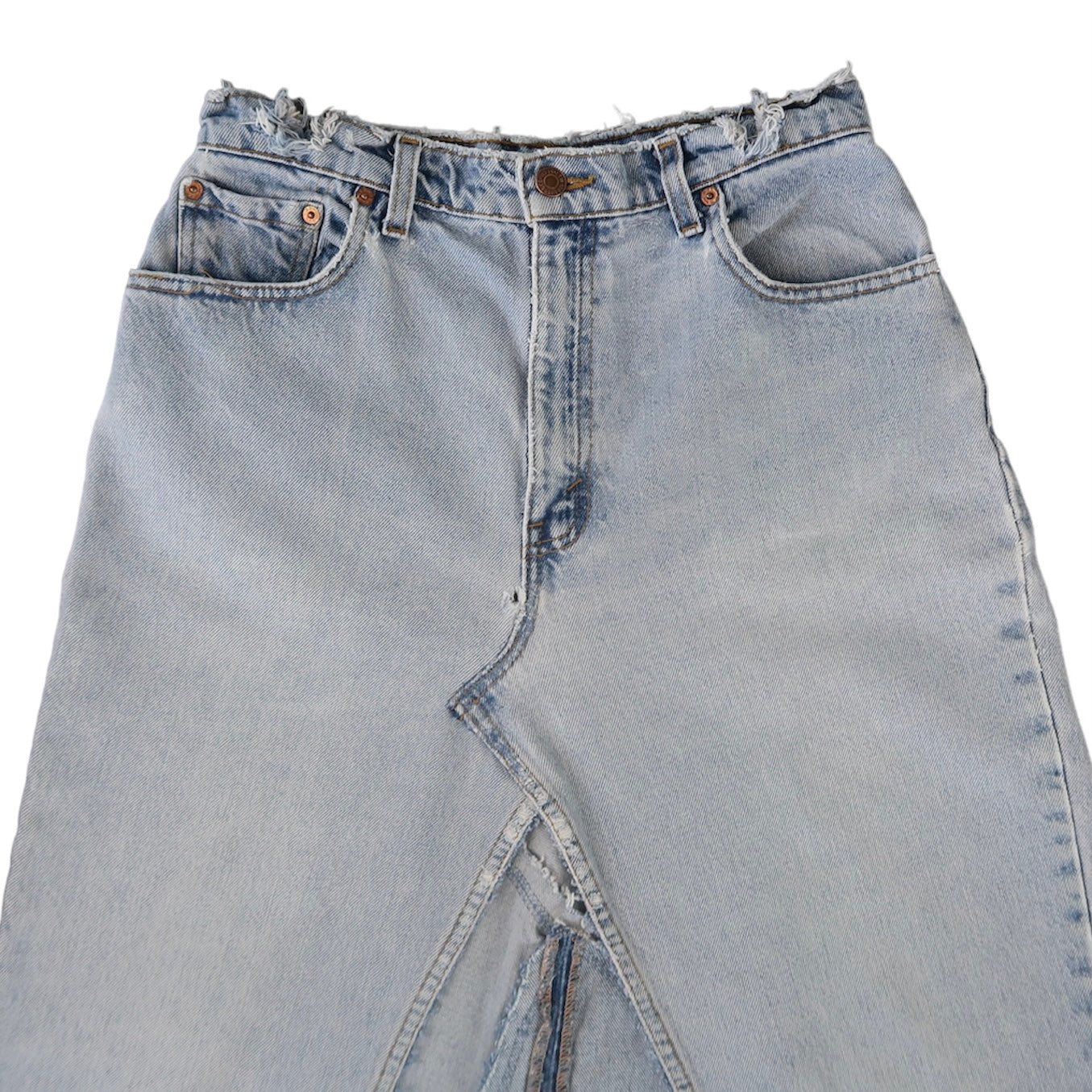 Reworked Levi’s Skirt