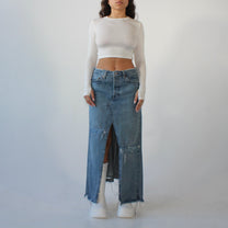 Reworked Levi’s Skirt
