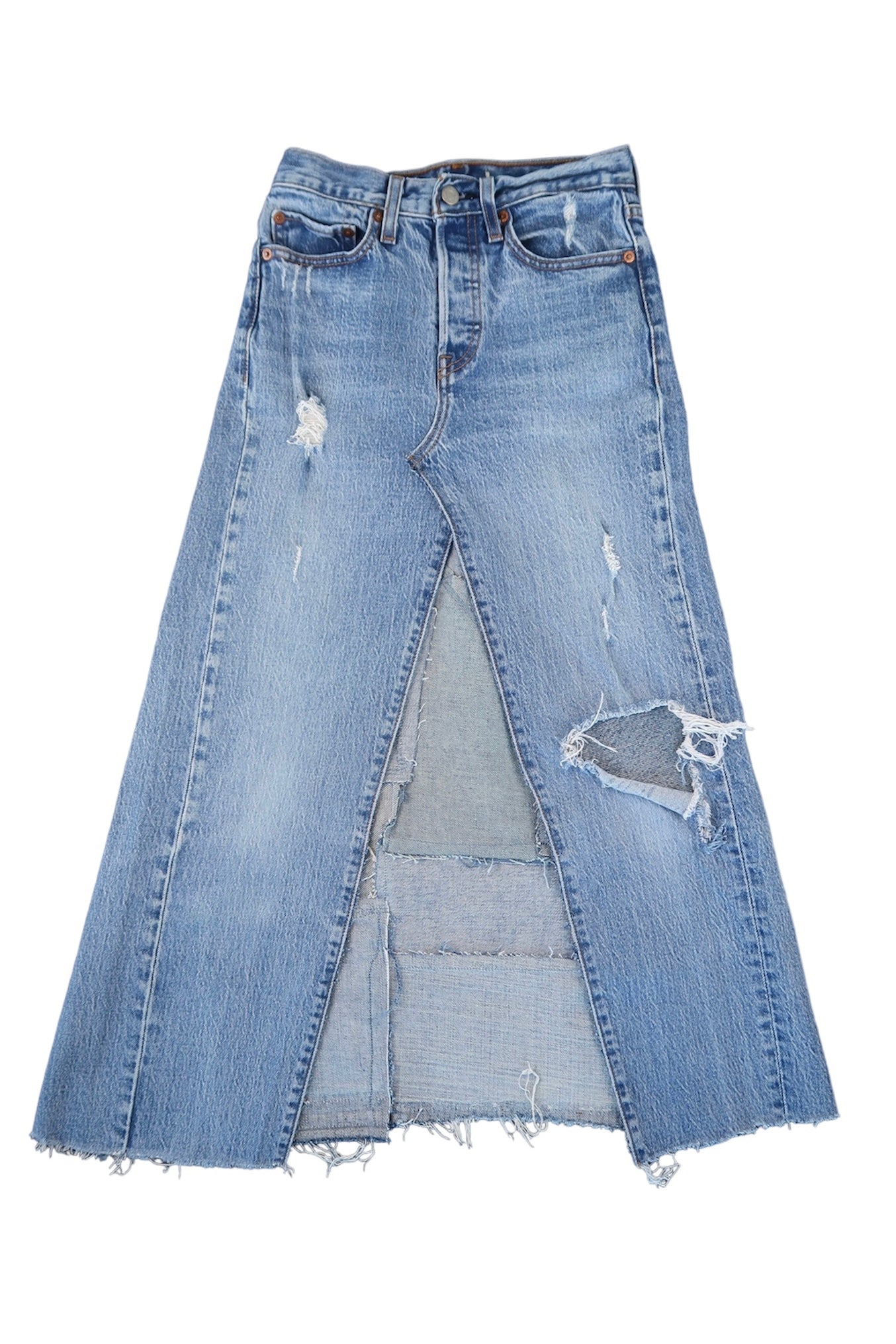 Reworked Levi’s Skirt