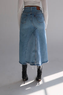 Reworked Levi’s Skirt