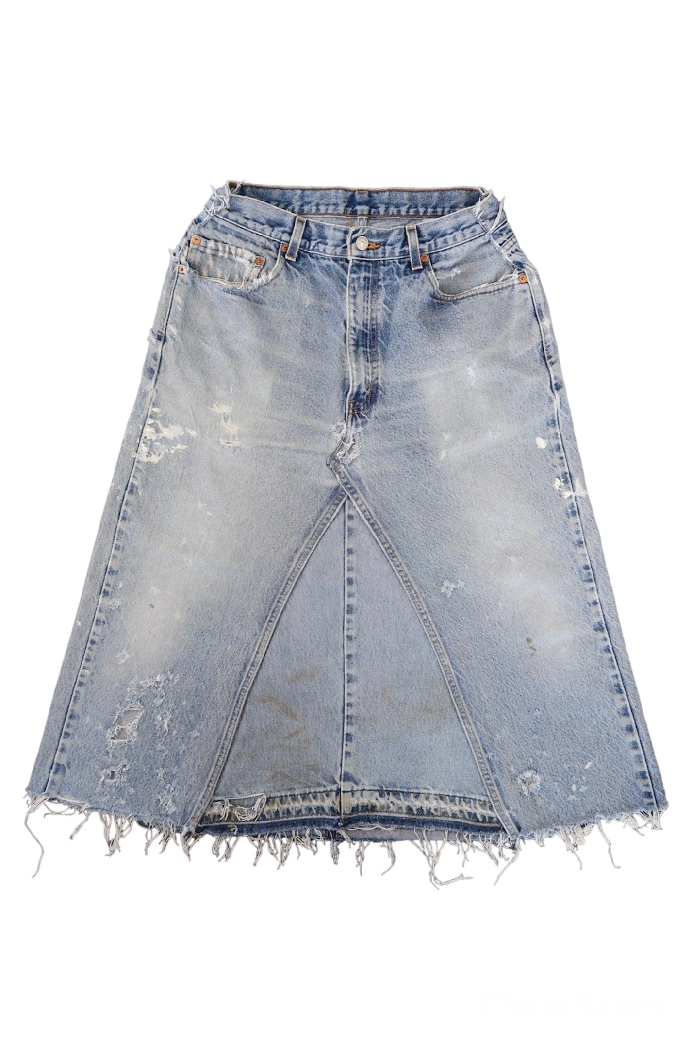Reworked Levi’s Skirt