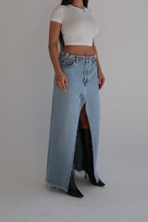 Reworked Levi’s Skirt