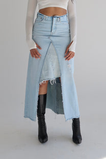 Reworked Levi’s Skirt